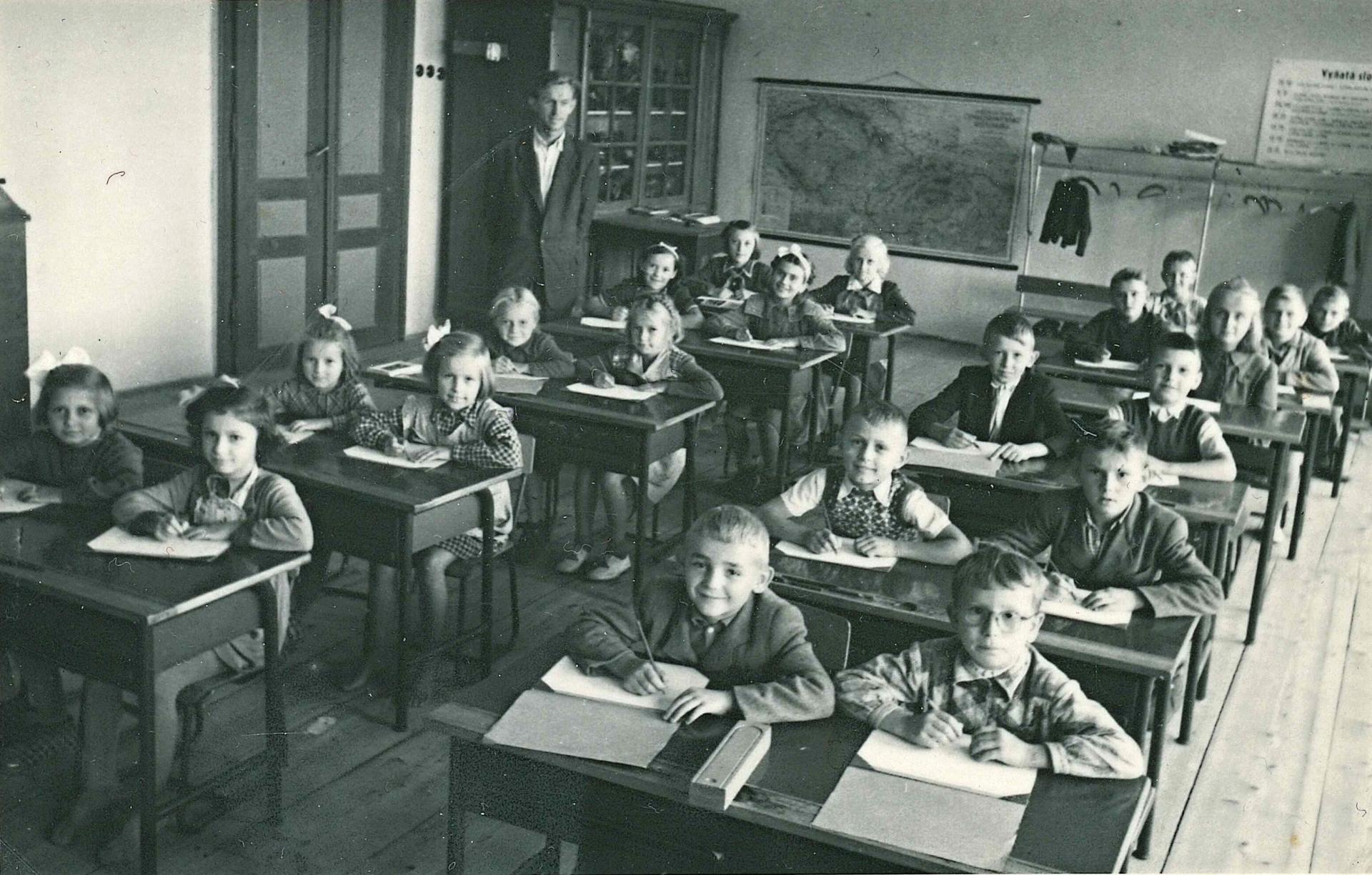 obecná škola, školní rok 1956-57